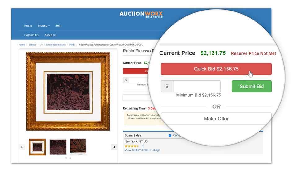 AuctionWorx Enterprise screenshot 1
