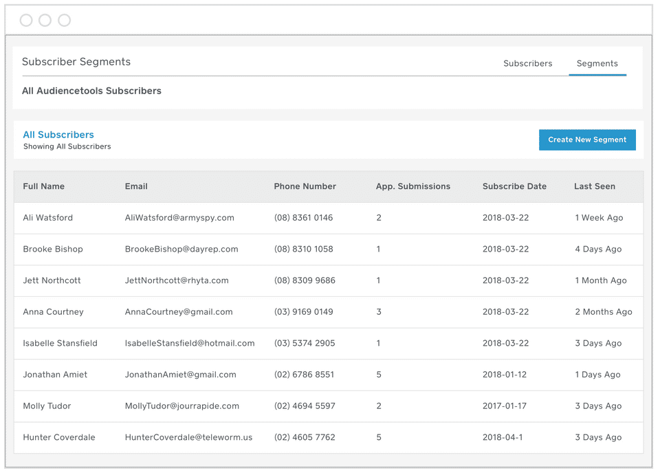 Audiencetools screenshot 1