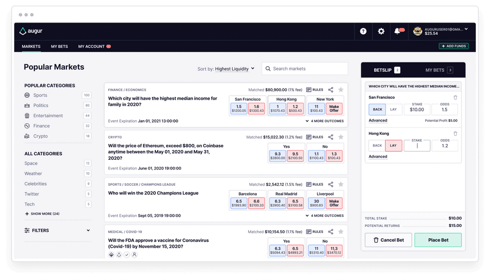 Augur screenshot 1