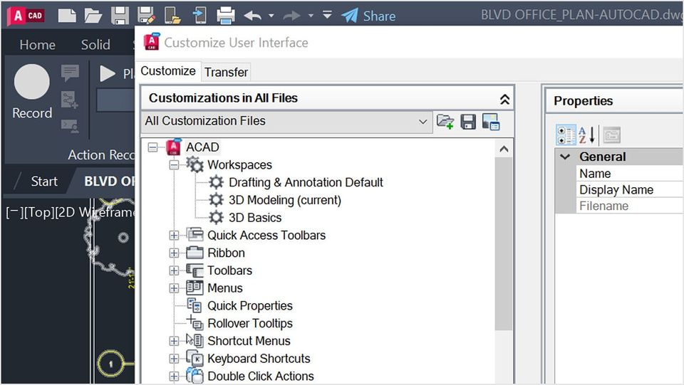 AutoCAD screenshot