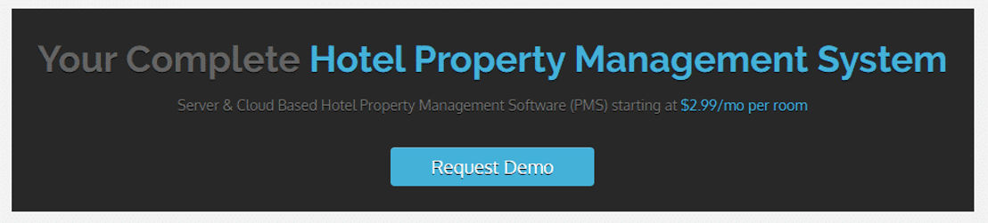 AutoClerk PMS pricing 1