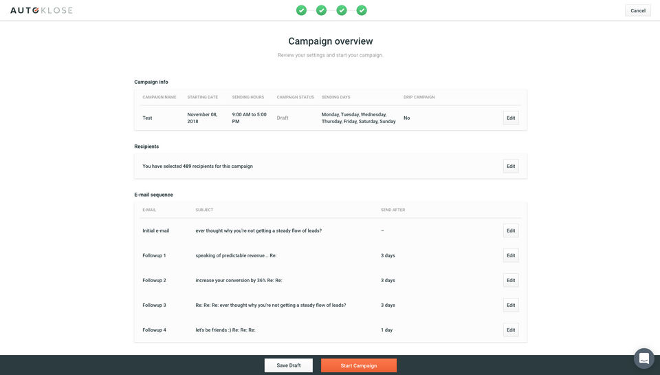 Autoklose screenshot 2