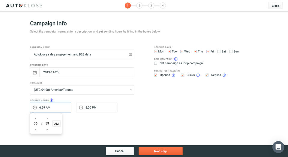 Autoklose screenshot 1