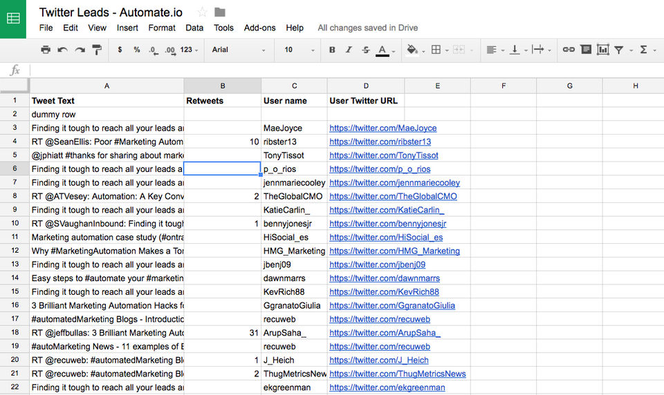 Automate.io screenshot 1