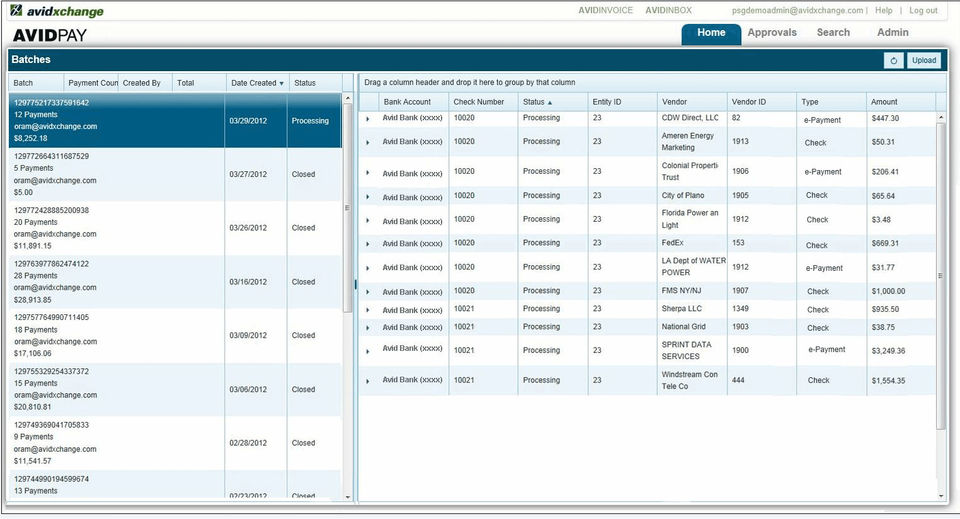 AvidXchange screenshot 3