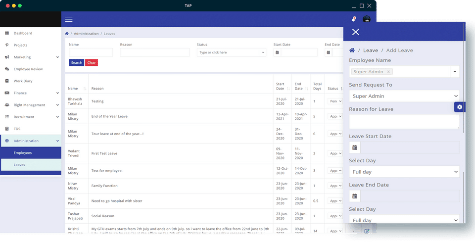 AwedusHR screenshot 2