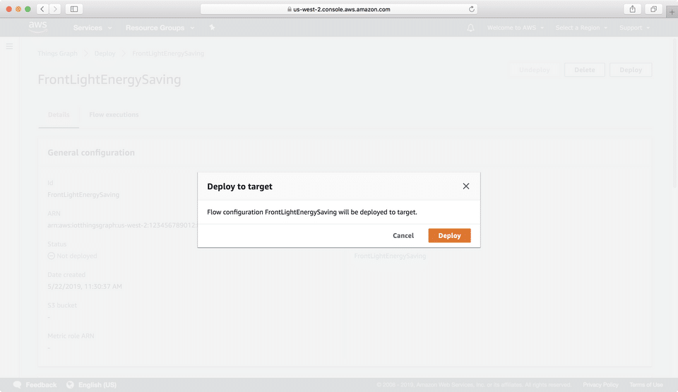 AWS IoT Things Graph screenshot 1