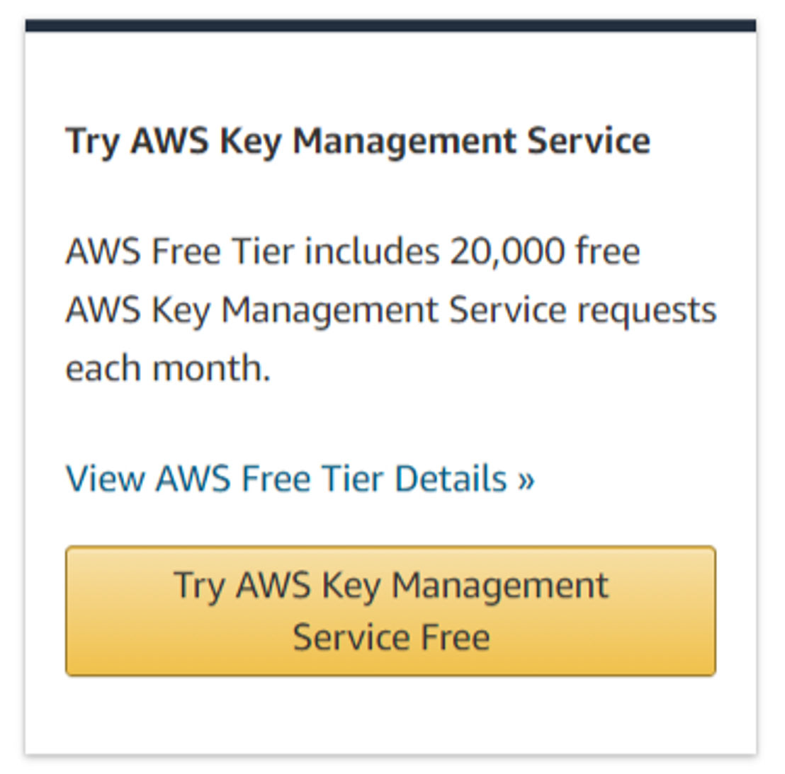 AWS Key Management Service pricing 1