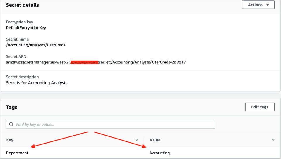 AWS Secrets Manager screenshot 3