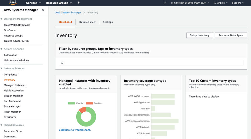 AWS Systems Manager screenshot