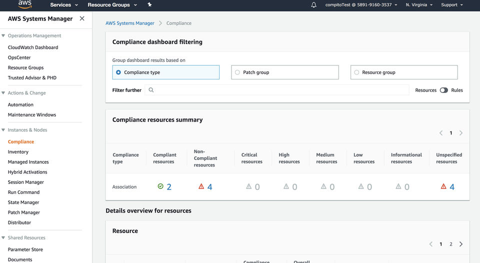 AWS Systems Manager screenshot