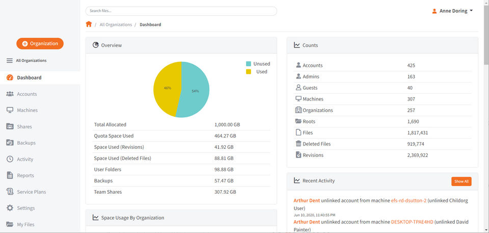 Axcient x360Sync screenshot 2