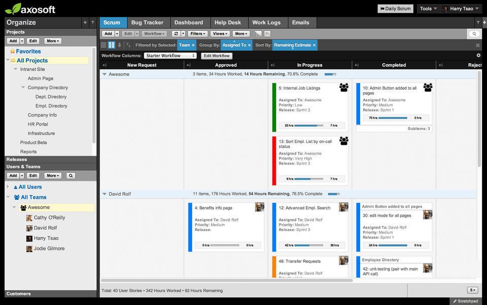 Axosoft screenshot 3