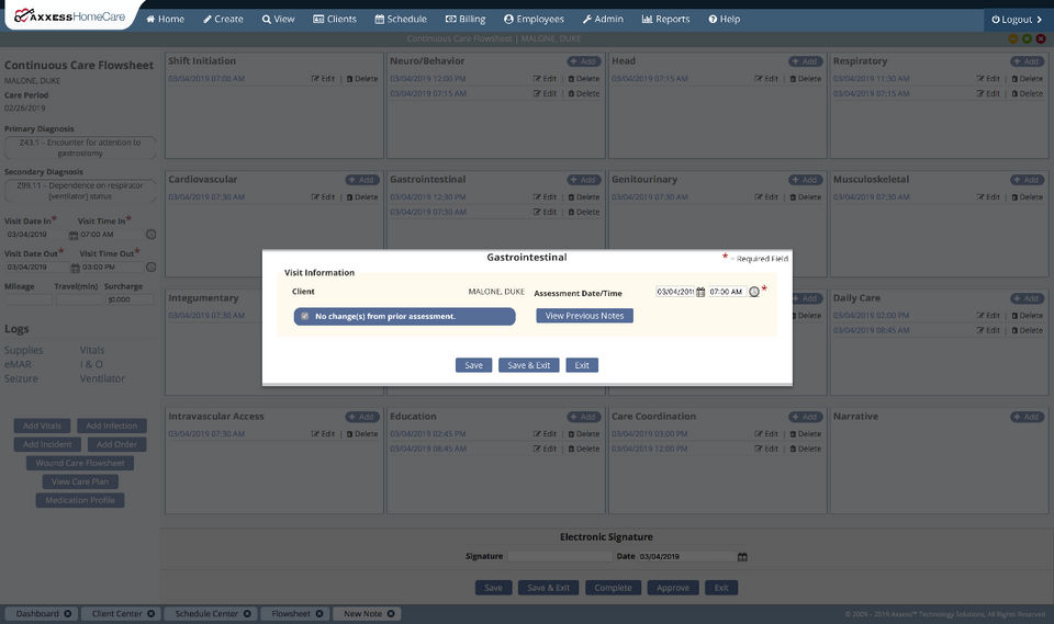 Axxess HomeCare screenshot 1