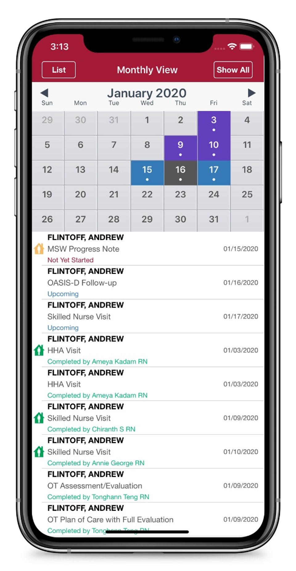 Axxess Home Health screenshot
