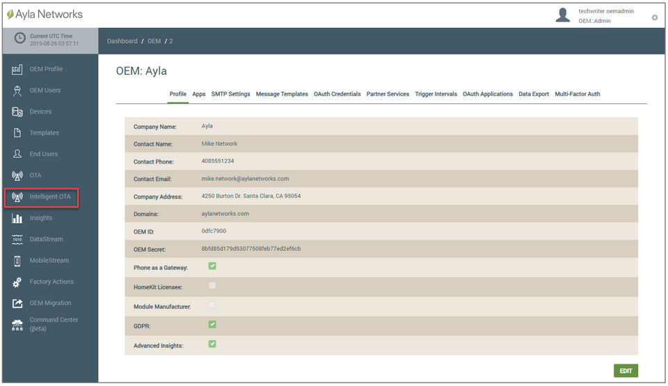 Ayla IoT Platform screenshot 1