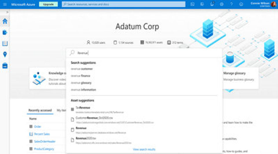 Azure Purview screenshot