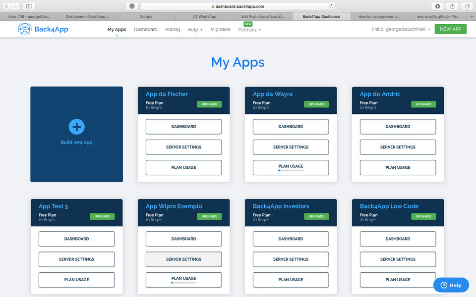 Back4App screenshot 2