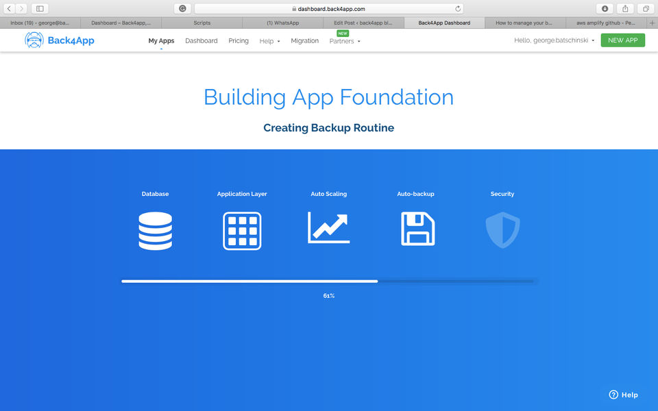 Back4App screenshot 1