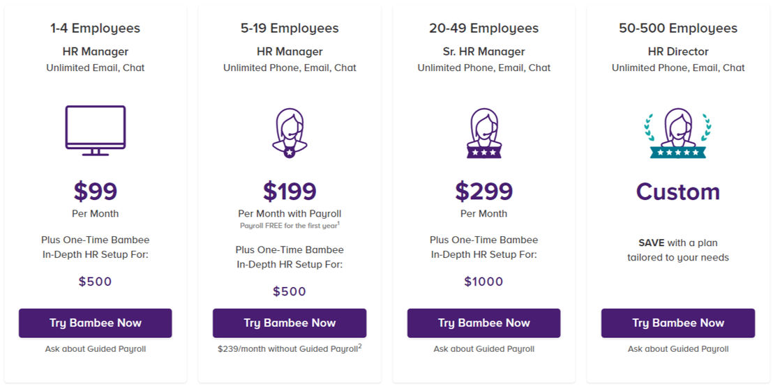 Bambee pricing 2