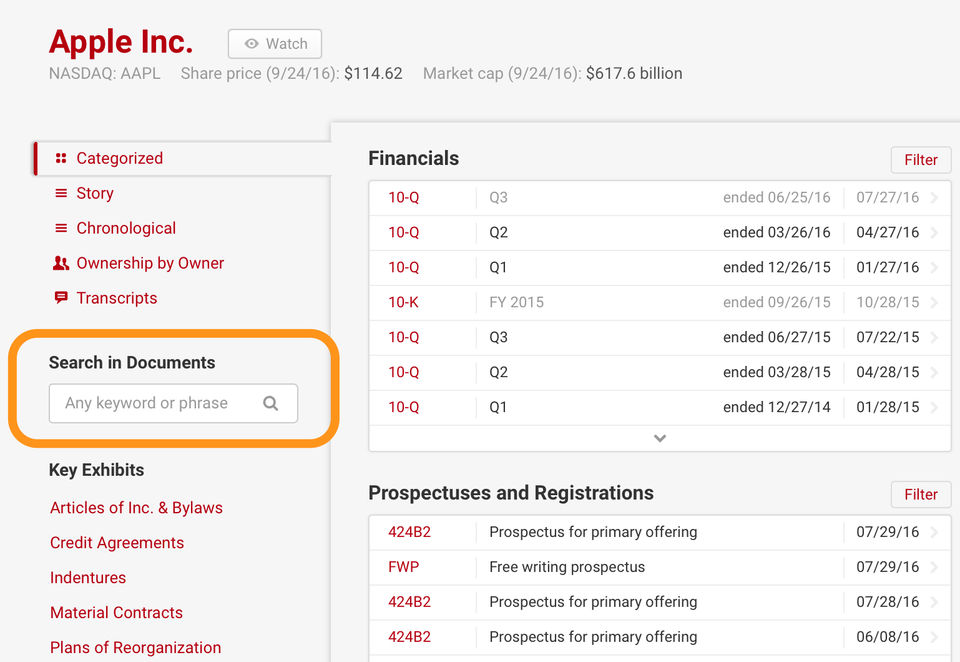 BamSEC screenshot 2