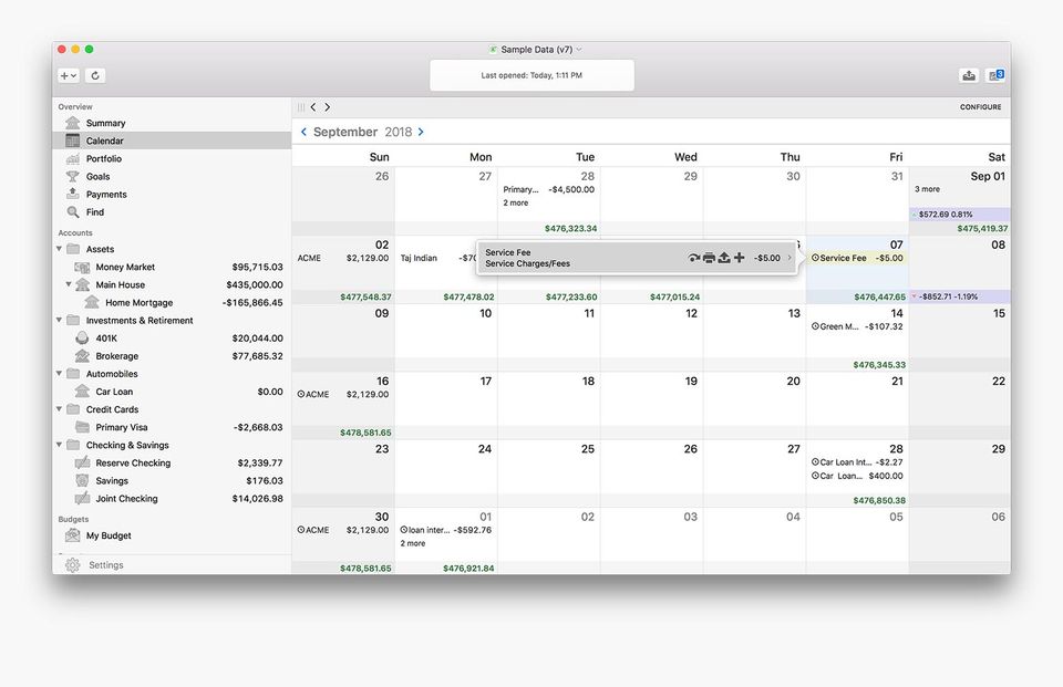 Banktivity screenshot 4