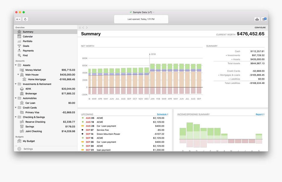 Banktivity screenshot 3