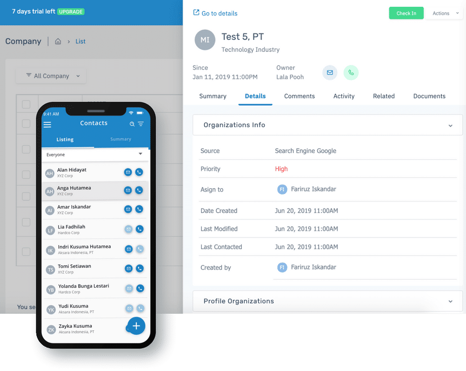 Barantum CRM screenshot 1