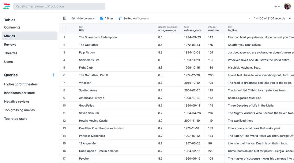 BaseDash screenshot