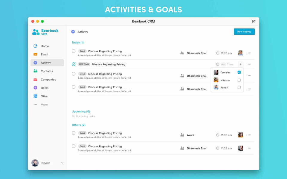 Bearbook CRM screenshot 4