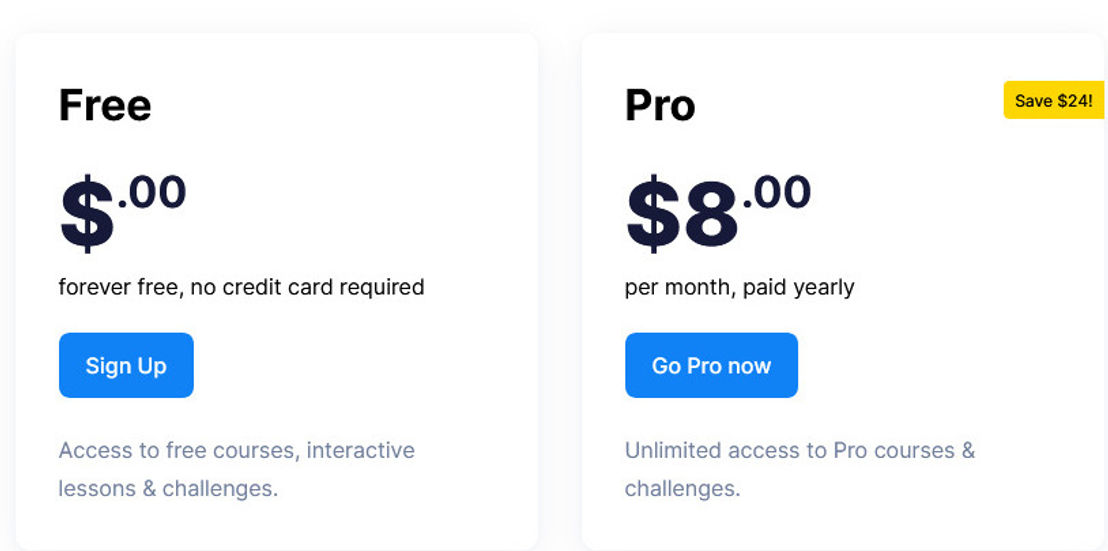 Befront pricing