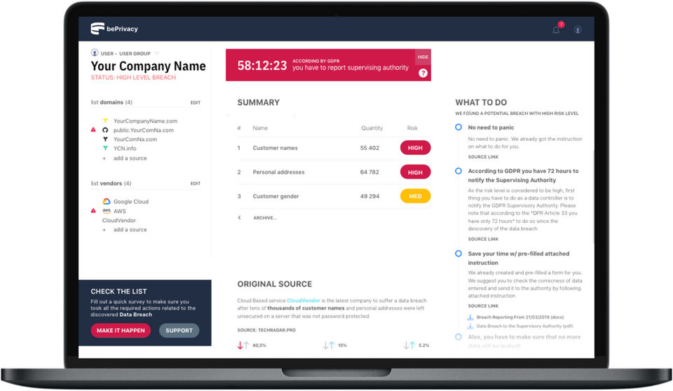 bePrivacy screenshot 2