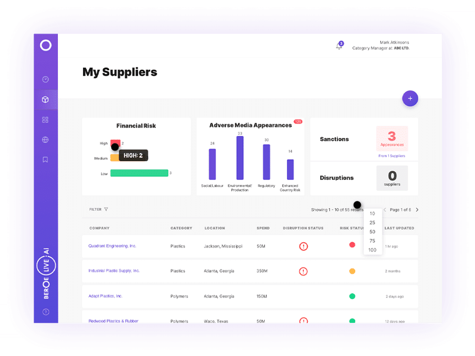 Beroe LiVE.Ai screenshot 2