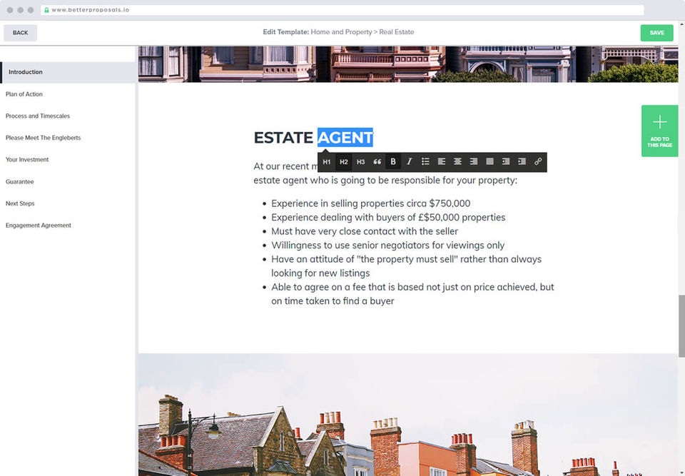 Better Proposals screenshot 2