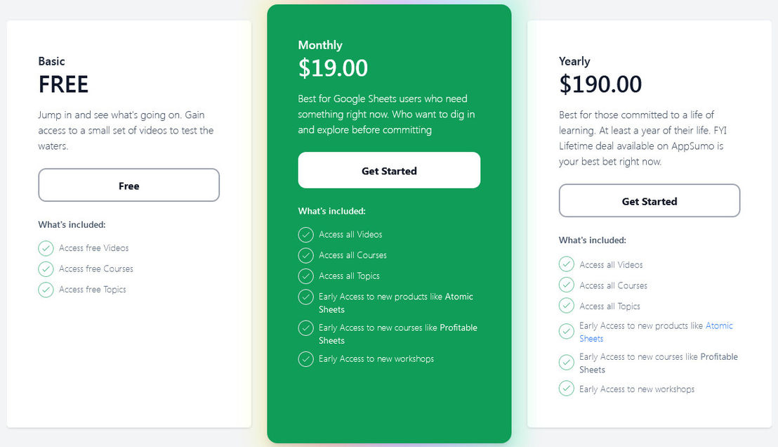 Better Sheets pricing 2