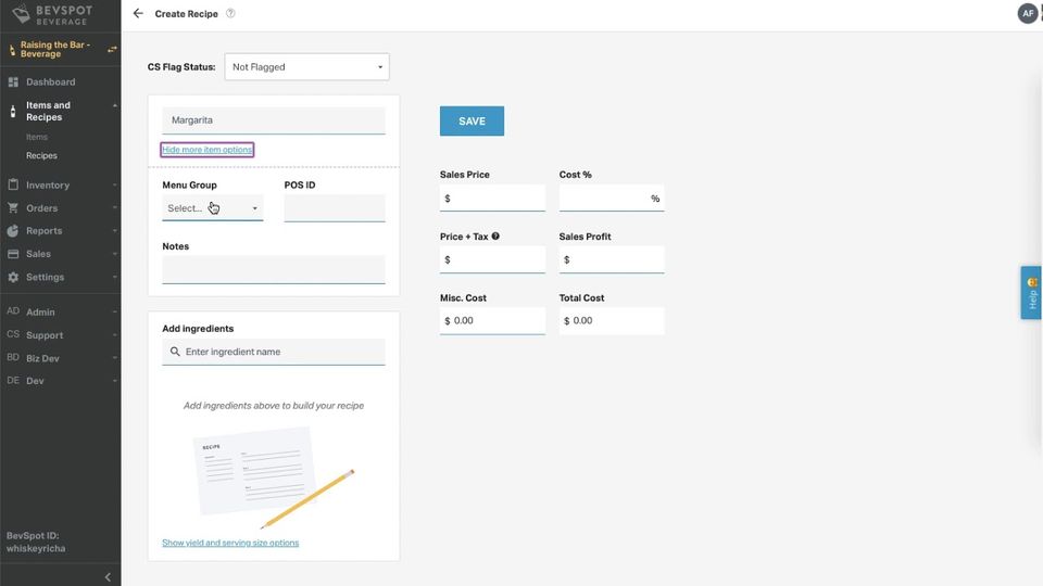 BevSpot screenshot 2