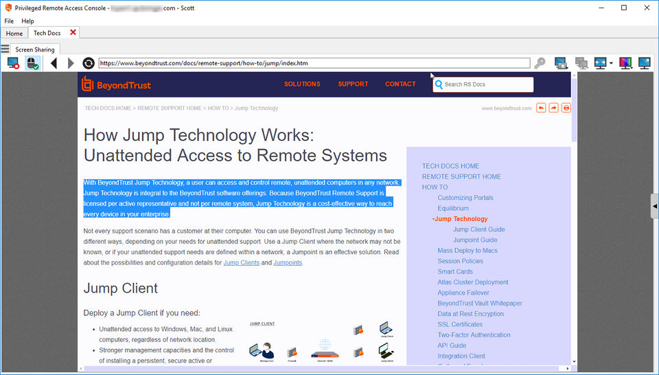 BeyondTrust PRA screenshot