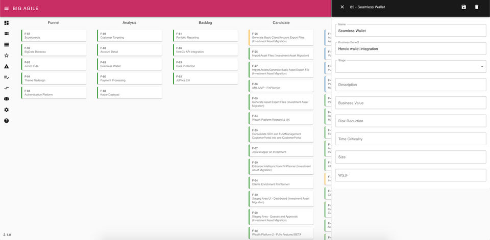 BigAgile screenshot 4