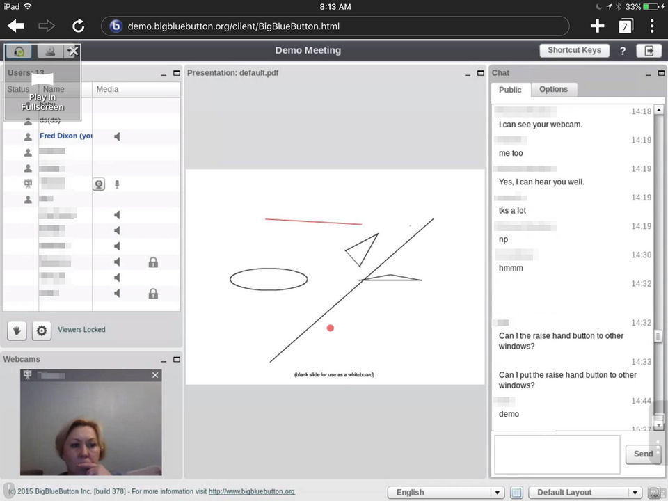 BigBlueButton screenshot
