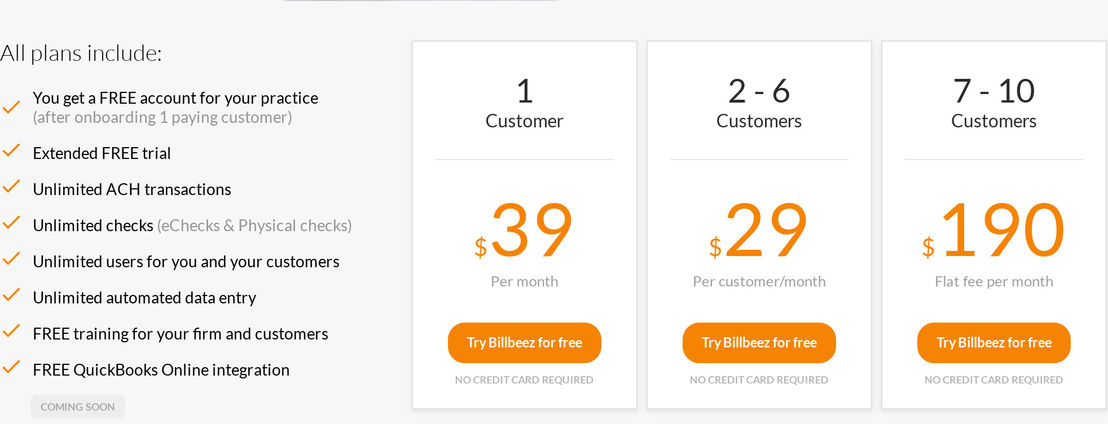 Billbeez pricing