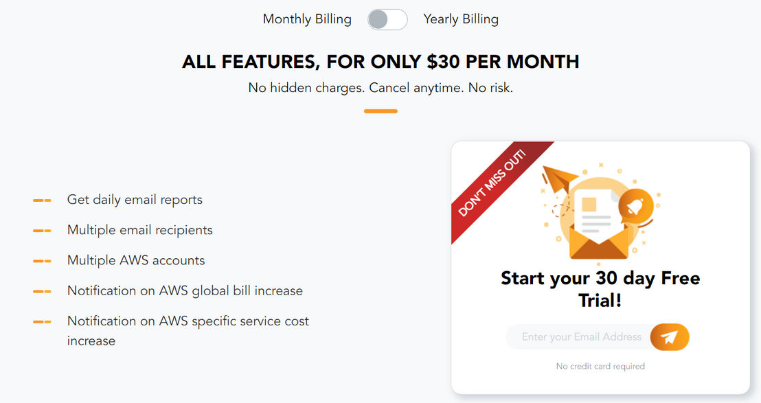 Billgist pricing 1
