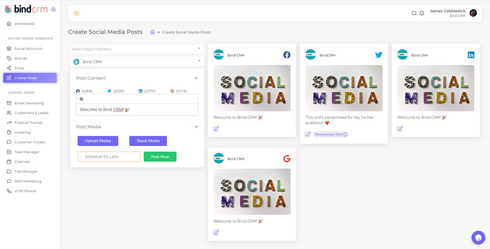 Bind CRM screenshot 1