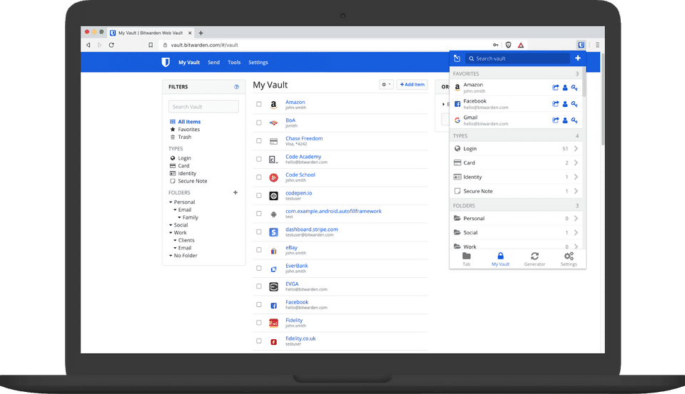 Bitwarden screenshot 2