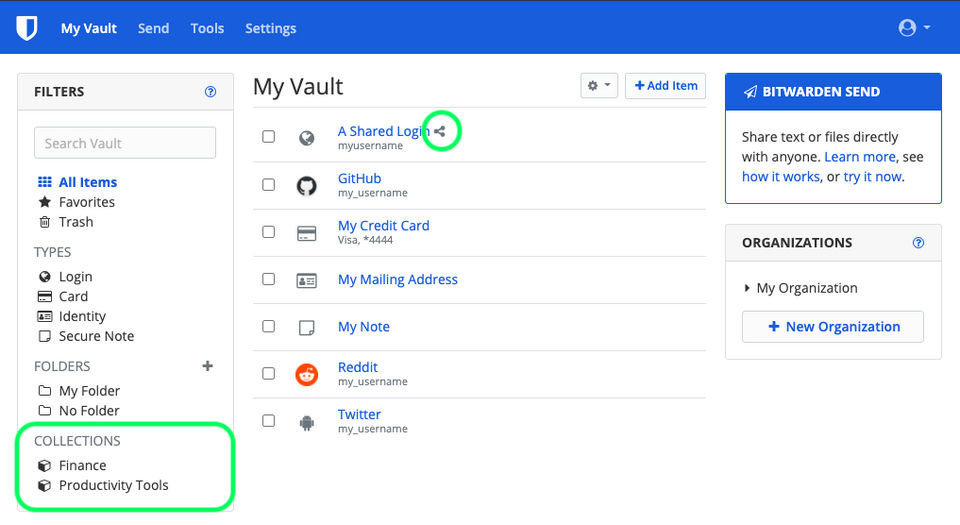 Bitwarden screenshot 3