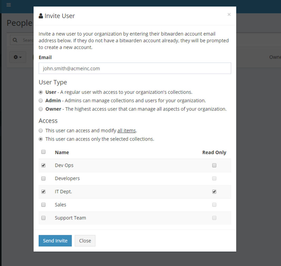 Bitwarden screenshot 1
