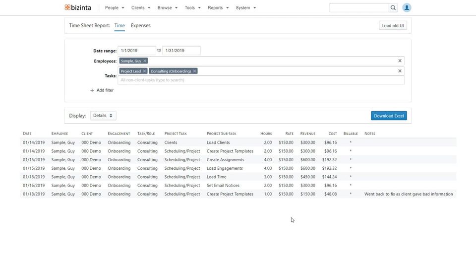Bizinta screenshot 1