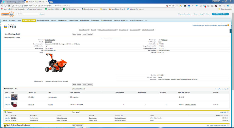 BiznusSoft Field Service screenshot 1