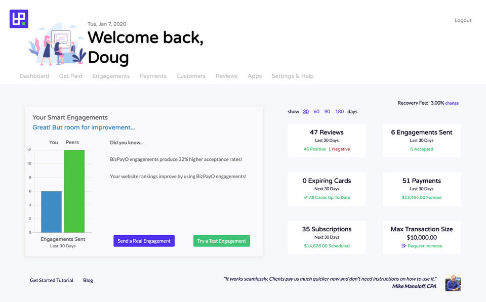 BizPayO screenshot 1