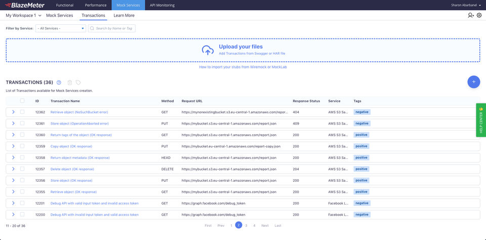 BlazeMeter screenshot 2