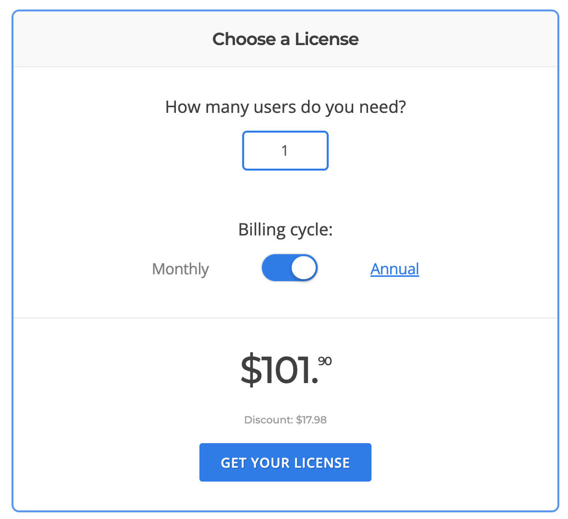 Blisk pricing